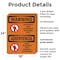 Signmission Hazardous Authorized Personnel Bilingual OSHA Warning Sign, Plastic, 18in W x 24in L, 2PK OS-2PACK-WS-P-1824-L-12632 - alternate 2
